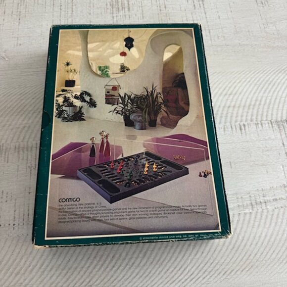 Vintage 1974 3M Bookshelf Game Contigo - Picture 10 of 10